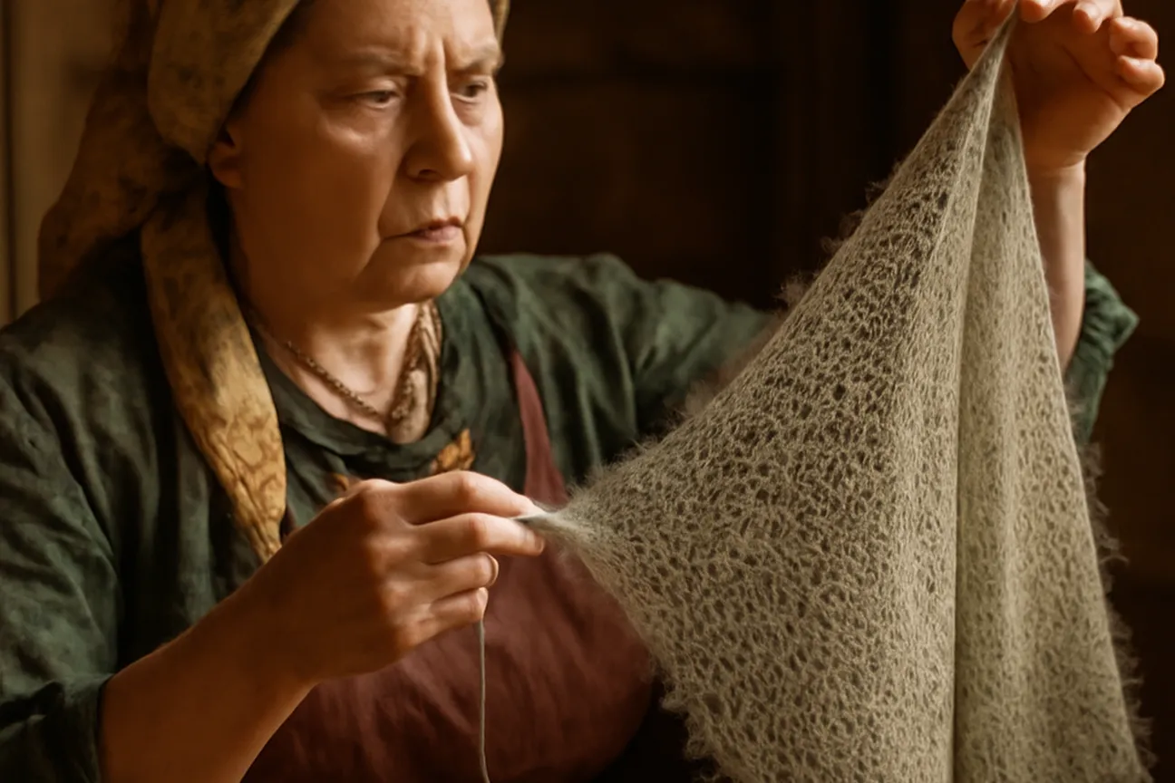 Rencontre avec une artisane du châle d'Orenbourg, la dentelle de duvet de chèvre