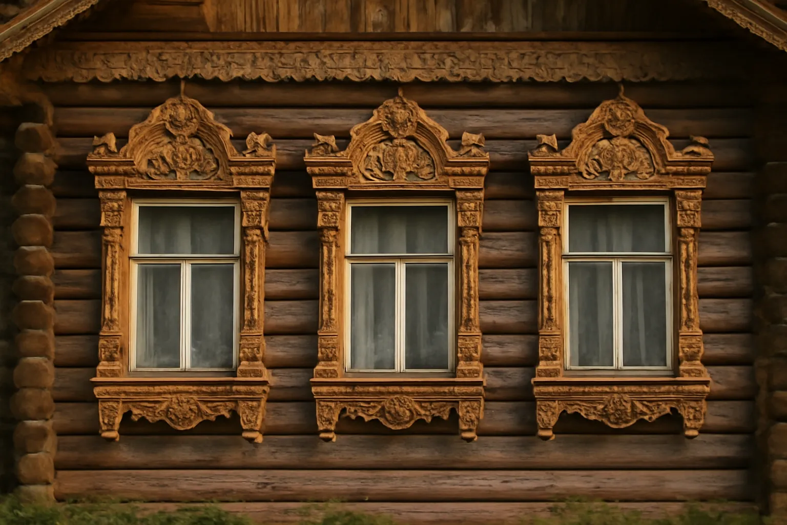 Rezba : l'architecture en bois sculpté des izbas russes