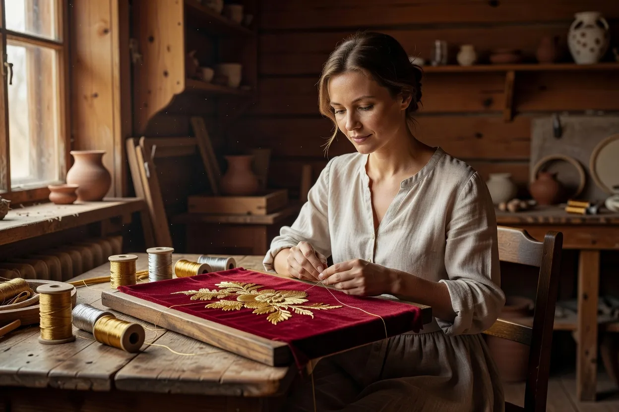 Torzhok : la broderie d'or russe qui a habillé les tsars