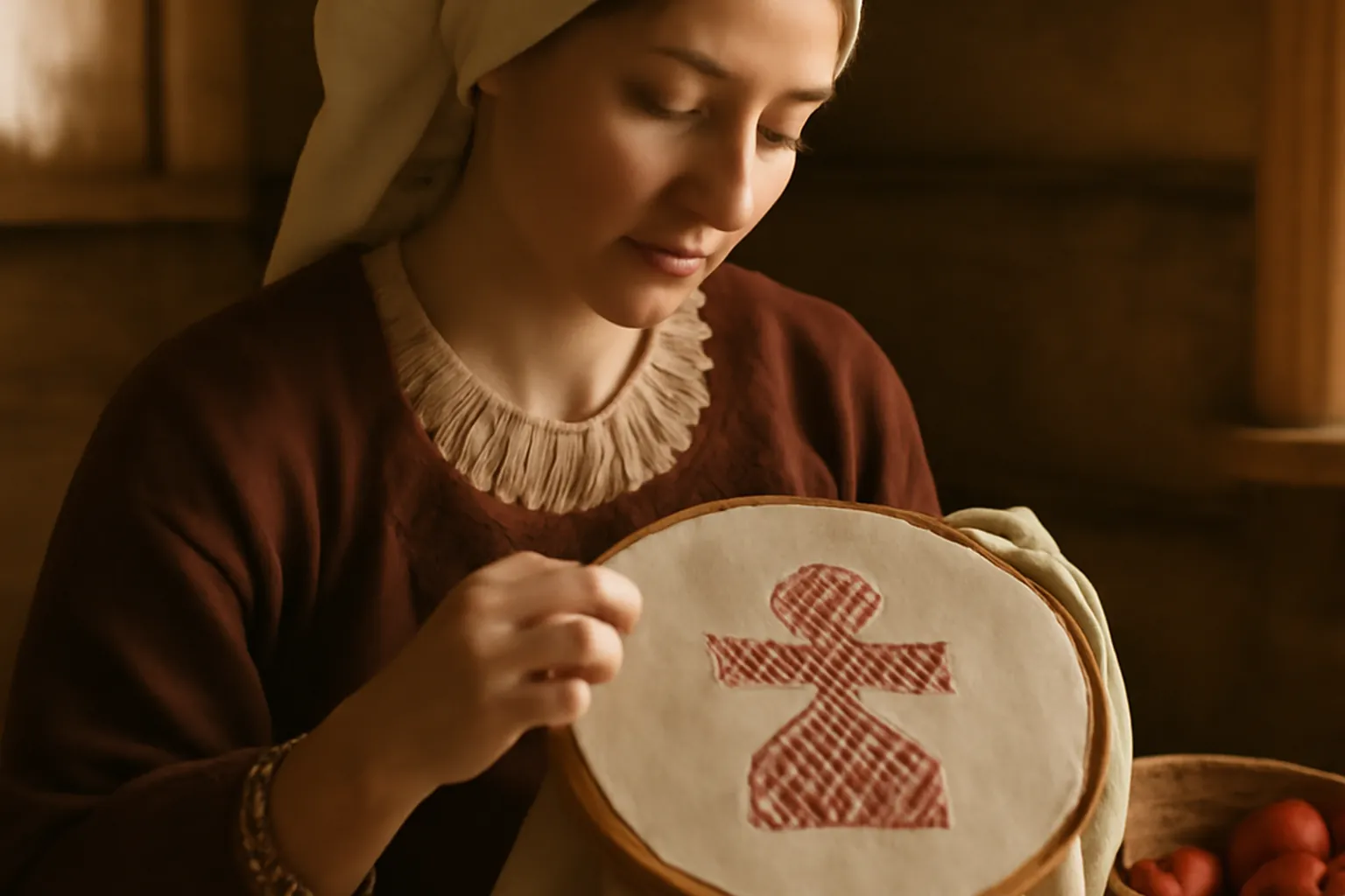 Rushnik bielorusse brodé traditionnellement