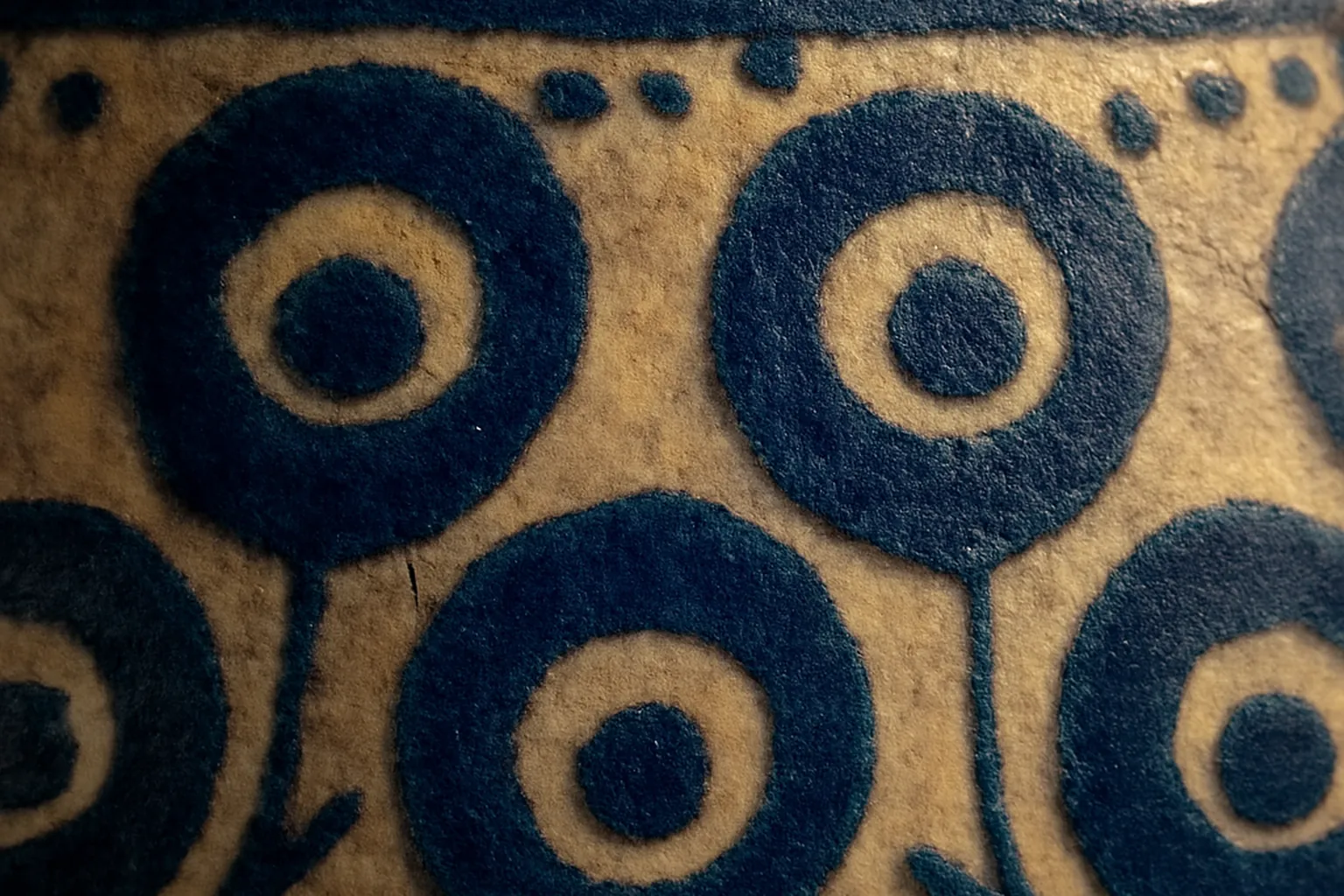 boleslawiec faience polonaise motif paon — illustration 2