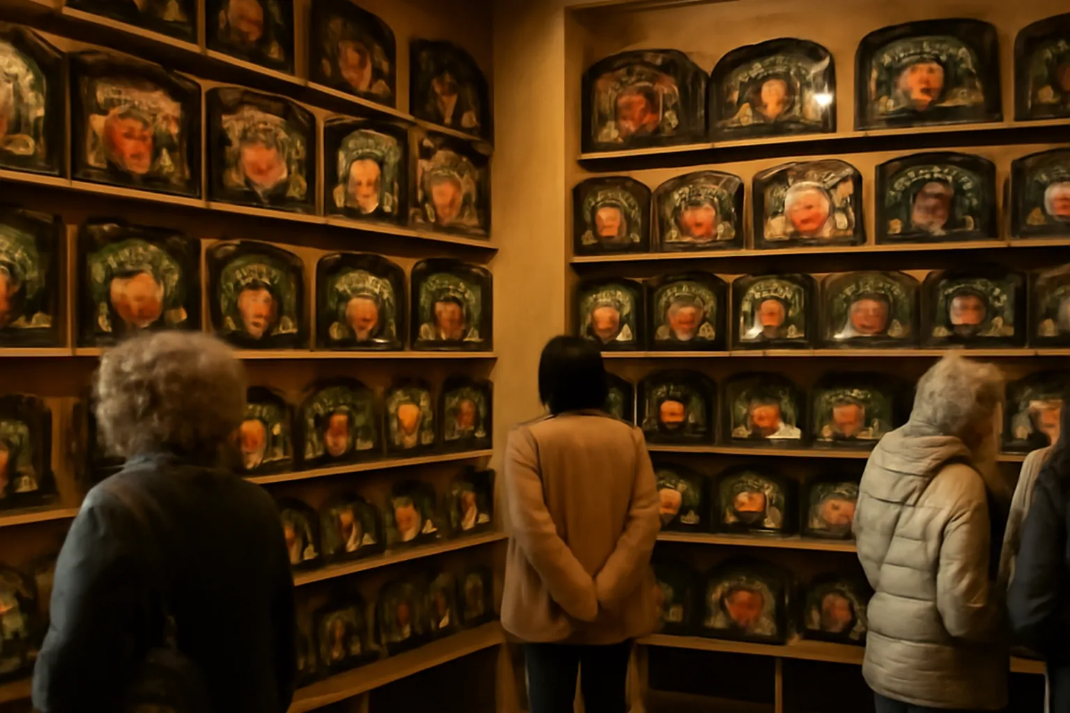 Plateau de Jostovo peint à la main avec bouquet floral central