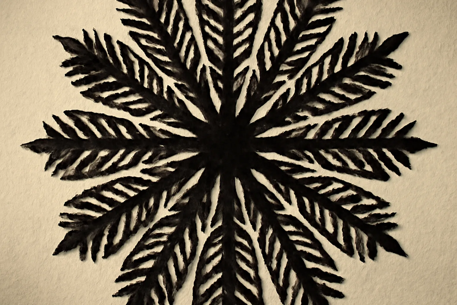 Intérieur paysan kurpie avec wycinanki