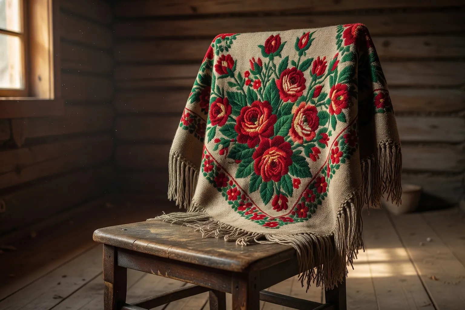 Les châles de Pavlov Possad : impression à la planche de bois et mariage russe