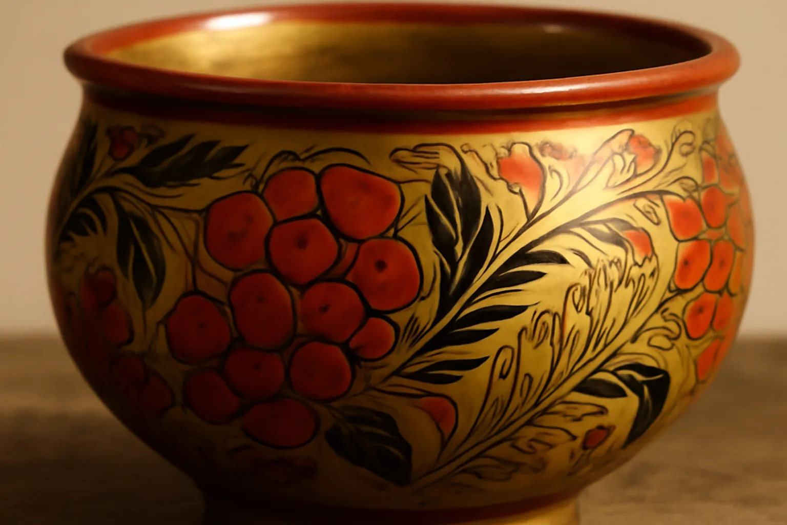 Peinture doree de Khokhloma